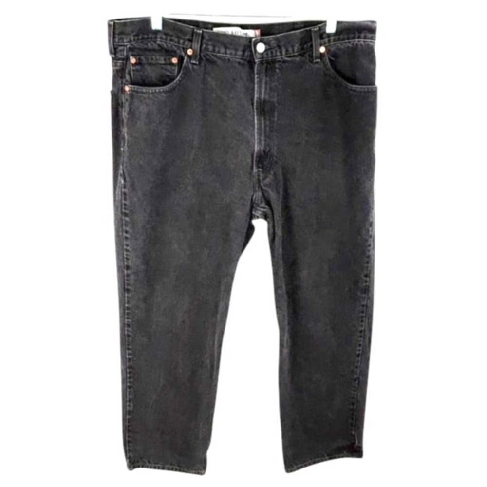 Levi's 550 Relaxed Fit Mens Jeans W42 L30 (Length 29) Y2K Black Fade Vtg Style